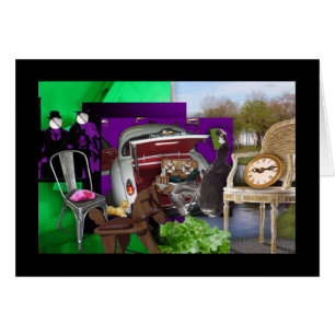 Picnic verde y morado