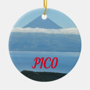 Pico Azores Ornamento Panorámico de Navidad