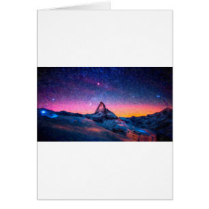 Pico de la noche del invierno alto