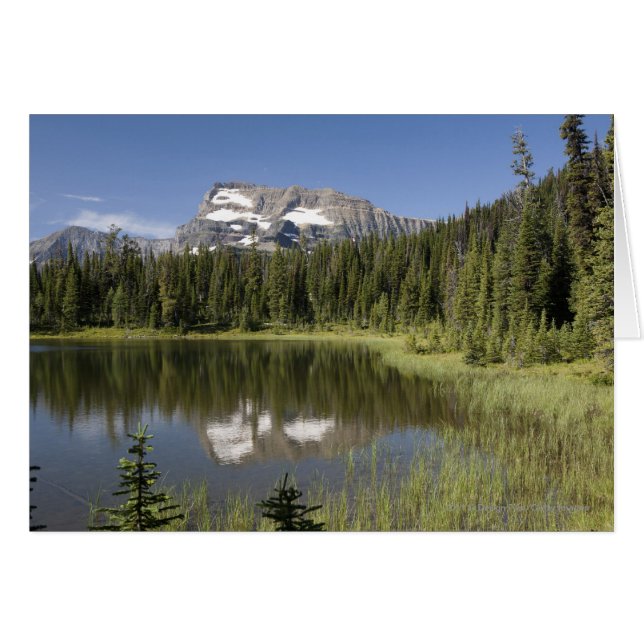 Pico De Montaña Reflejado En Un Lago (Anverso (Horizontal))