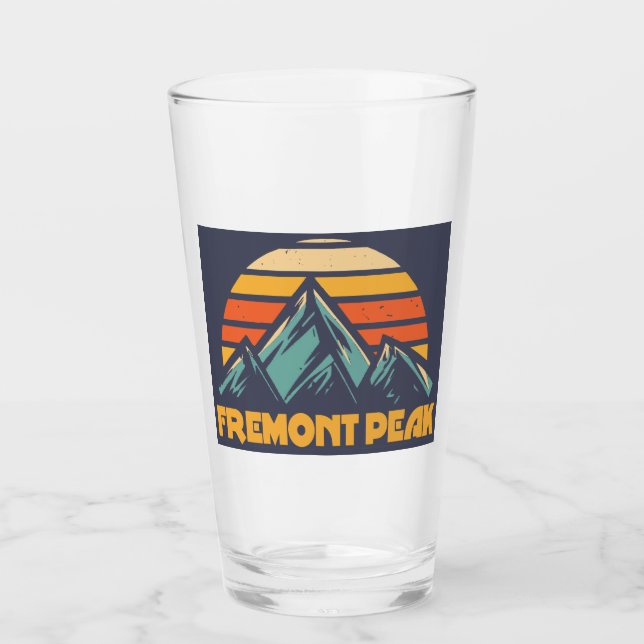 Pico Fremont Wyoming Retro Turquesa (Anverso)