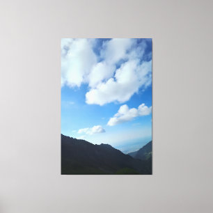 Picos del Cielo Azul de los Cárpatos – Arte de Mon
