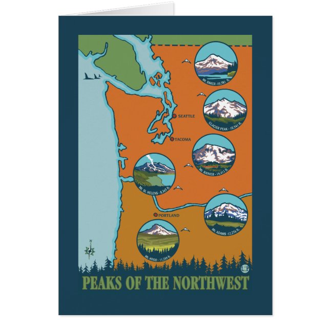 Picos del noroeste - 5 montañas diferentes (Frente)