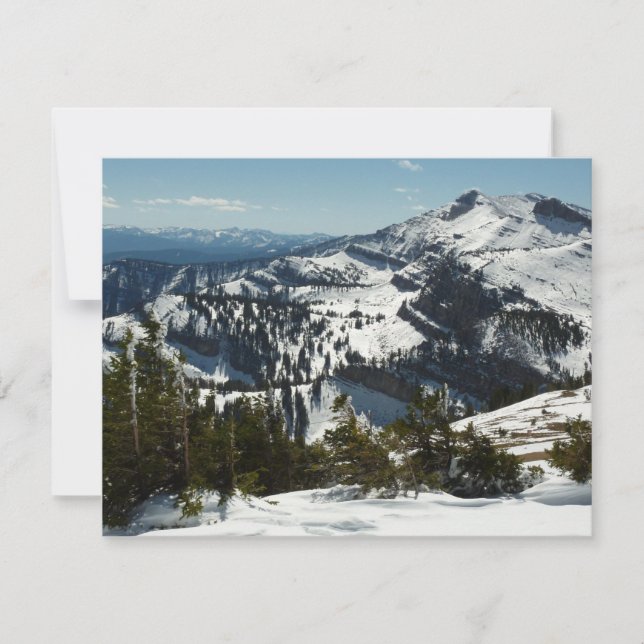 Picos nevados de las montañas del Gran Tetón II Fo (Anverso)