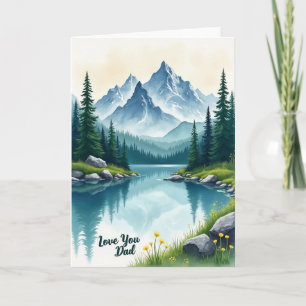 Picos Nevados Te Aman Papá Tarjeta