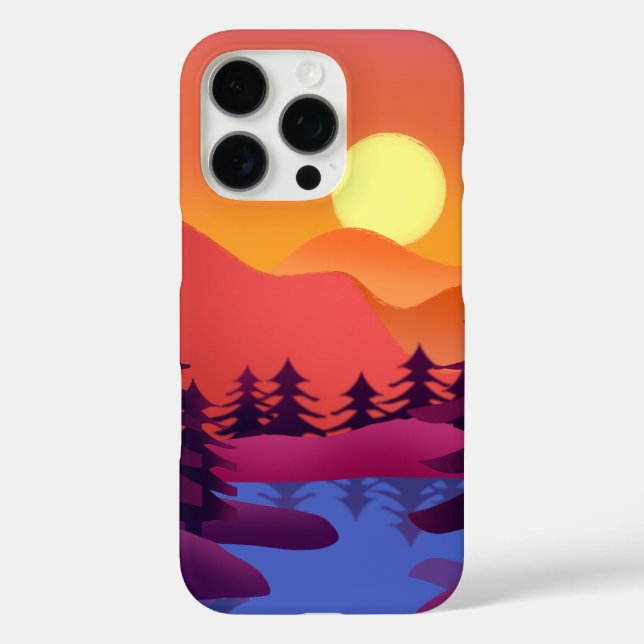 Picos Sunset - Funda para iPhone 16 Pro (Reverso )