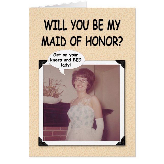 Pida la criada del honor (Frente)