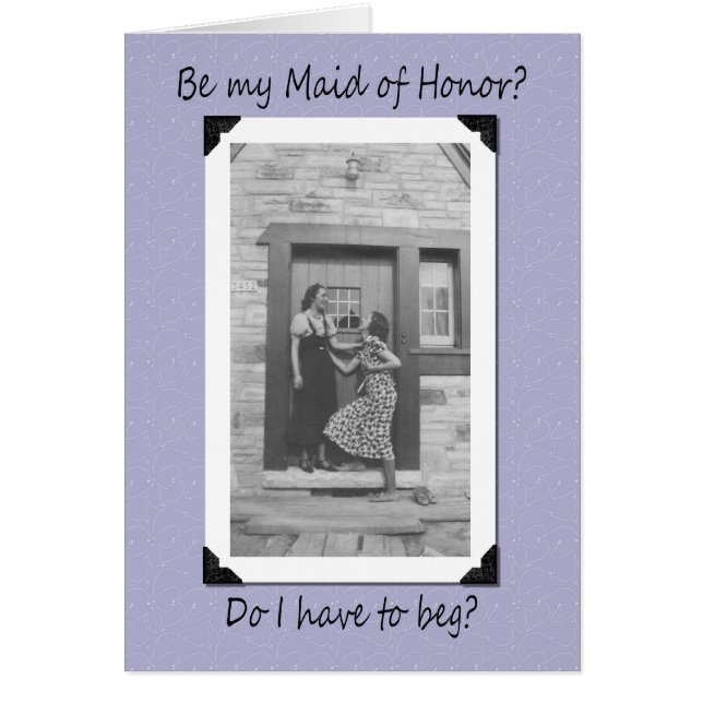 Pida la criada del honor (Frente)