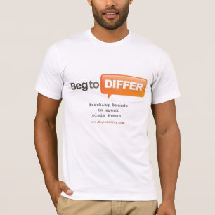 Pida para diferenciar camiseta