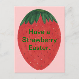 Pida postales para el huevo de pascua de fresa
