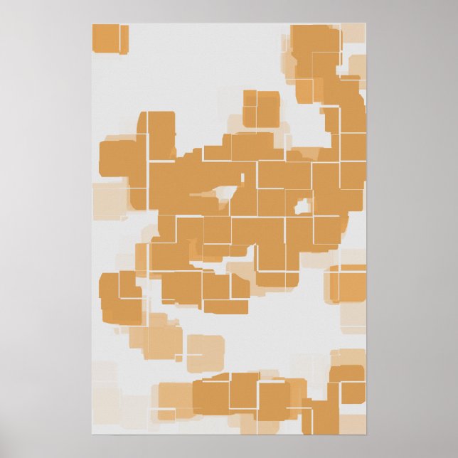 "Pie de calabaza" Arte geométrico (Frente)