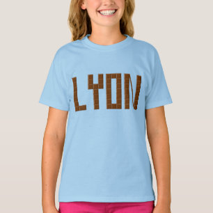 Pie de camiseta gris bruyère LYON CHOCOLAT