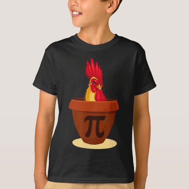 Pie divertida de pollo en la olla - Camisa del Día (Anverso)