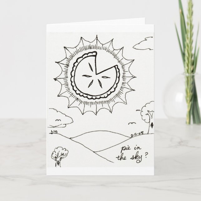 Pie en la tarjeta Sky (Anverso)