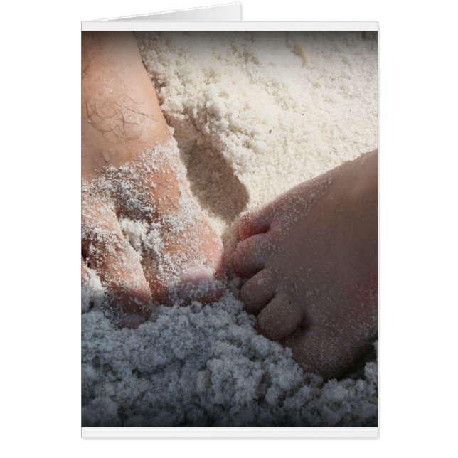 Pie grande en el golfo de Beach Florida (Frente)