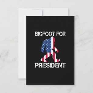 Pie Grande Para El Presidente Funny Bigfoot