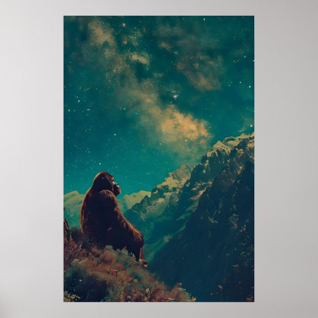 Pie Grande y las Estrellas, Impresión de Arte, Pós (Frente)