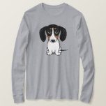 Piebald Dachshund Cortó Camiseta De Perro Camiseta<br><div class="desc">Camisa de perro. Negro y tan Piebald Dachshund. Hace un gran regalo para los amantes de Doxie!</div>