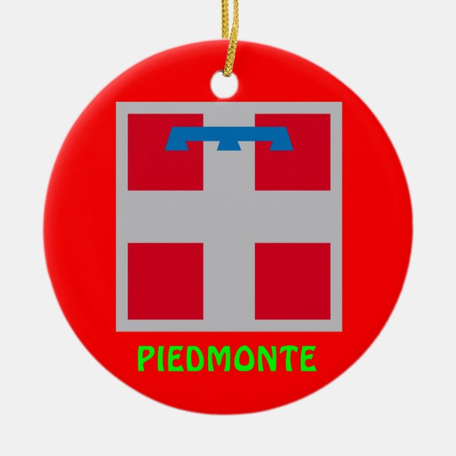 Piedmonte, Italia Ornamentos de Navidad (Frente)