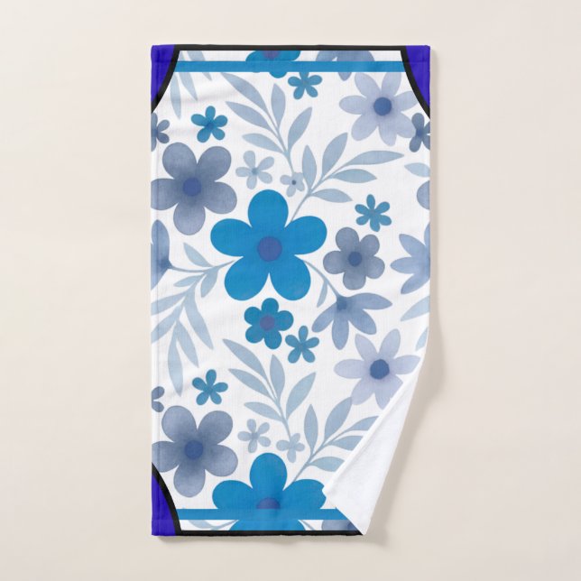Piedra Angular Flor Indigo (Toalla de mano)