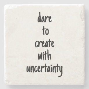 Piedra Atrévete a crear posavasos de mármol