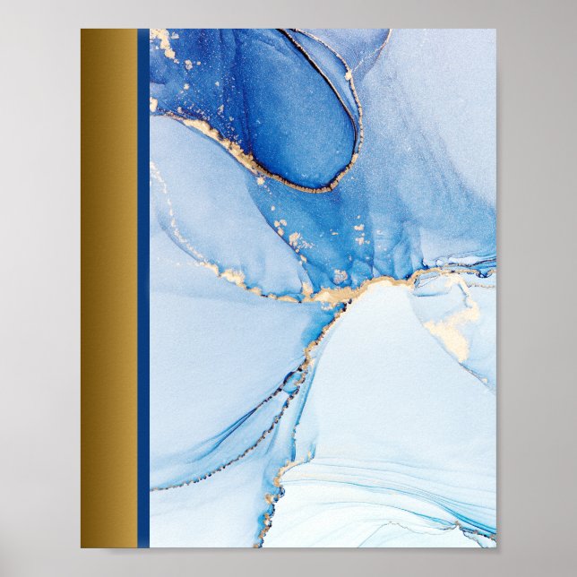 Piedra de mármol azul / arte de la frontera azul d (Frente)