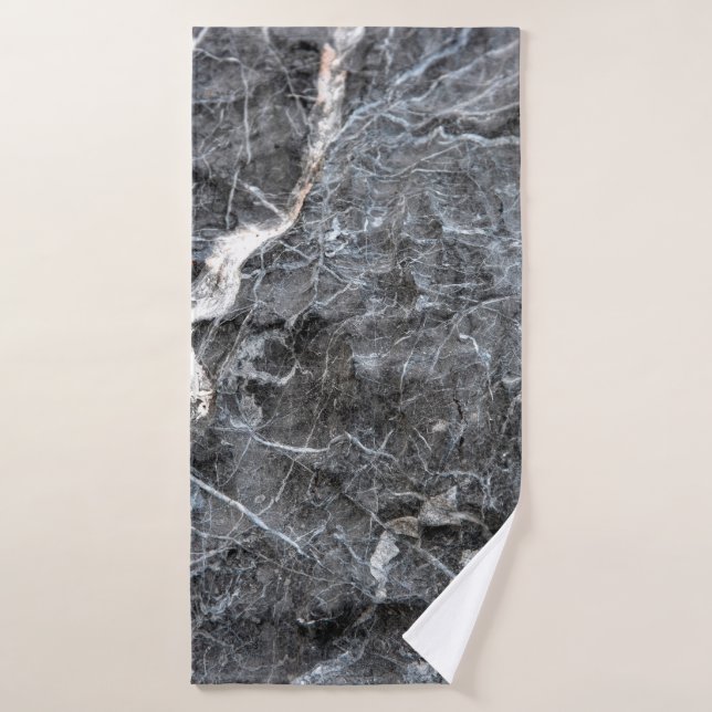 Piedra de mármol gris (Toalla de baño)