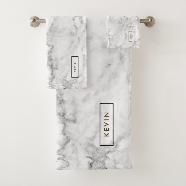 Piedra de mármol gris y blanco (In situ)