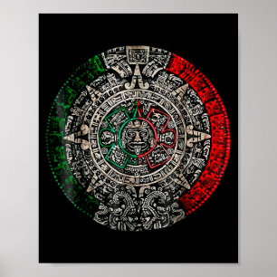 Piedra del Sol Calendario Azteca Arte Mexicano Tal