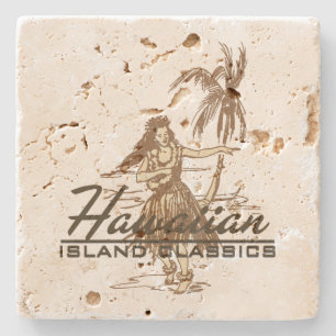 Piedra Posavasos de barra Tiki de Tradewinds Hawaiian Hul