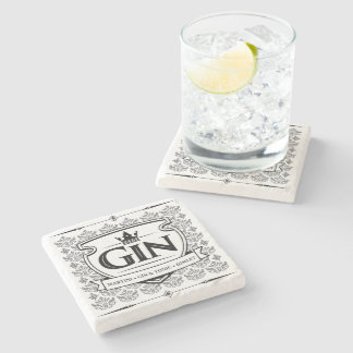 Piedra Posavasos de mármol para Gin