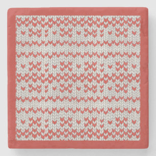 Piedra Posavasos de mármol RED NORDIC KNIT II