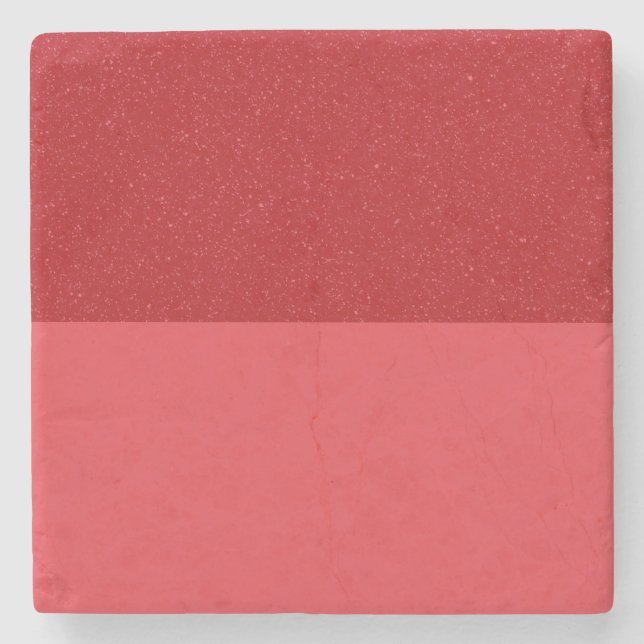 Piedra Posavasos de Mármol Rojo de Tomate con Speckle Div (Anverso)