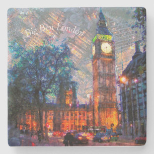 Piedra Posavasos de Piedra-Big Ben Londres
