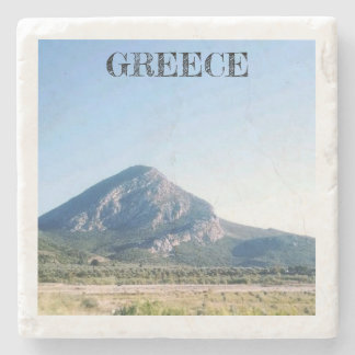 Piedra Posavasos de recuerdo de montaña única en Grecia