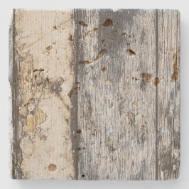 Piedra Posavasos de Travertino de Madera Bi-Color