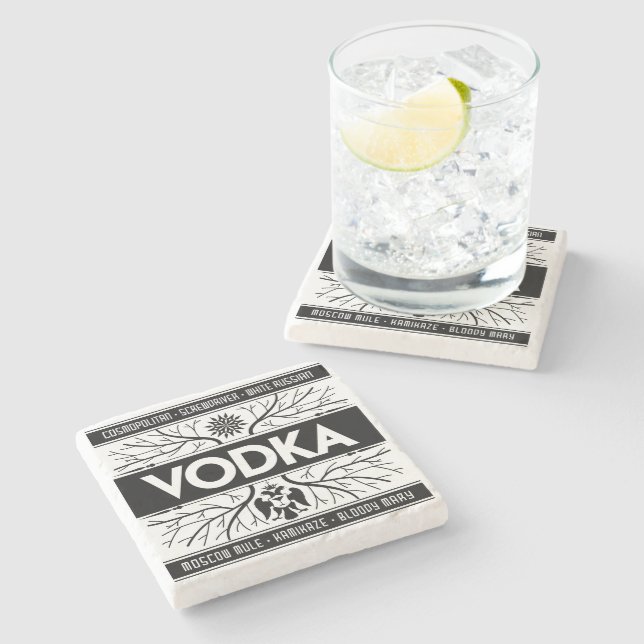 Piedra Posavasos de Vodka (Lateral)