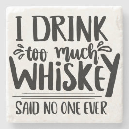 Piedra Posavasos divertidos, Posavasos de Whiskey
