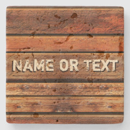 Piedra Posavasos Rústicos Personalizados para la Cueva de