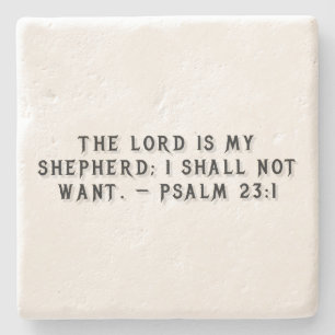 Piedra Psalm 23:1 Posavasos de Regalo