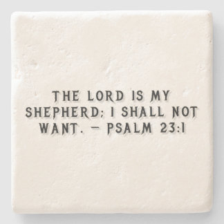 Piedra Psalm 23:1 Posavasos de Regalo