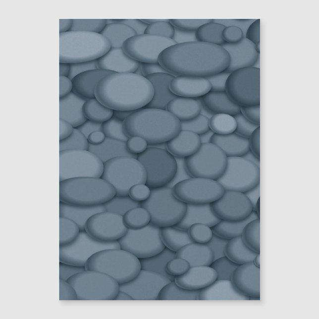 Piedras de Río Azules Arte (Anverso)