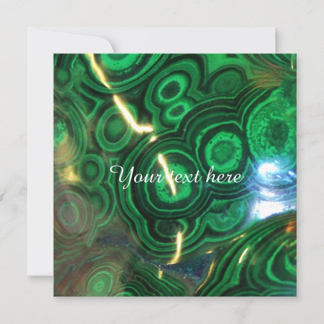 Piedras de Swirled Green caídas (Anverso)