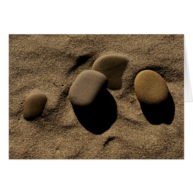 Piedras en arena (Anverso (Horizontal))