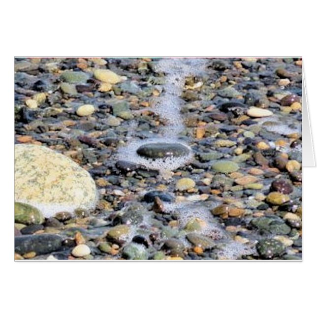 Piedras en el océano (Anverso (Horizontal))