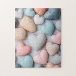 Piedras en forma de corazón Rompecabezas