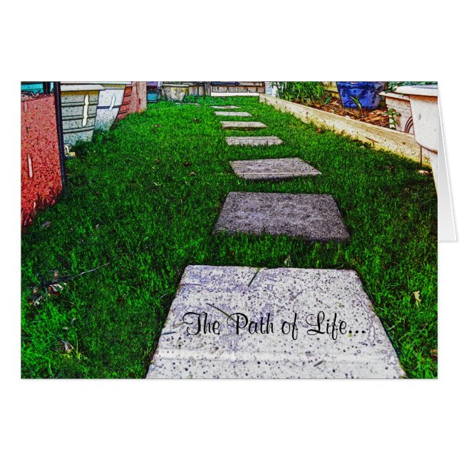 Piedras en paso por Shirley Taylor (Anverso (Horizontal))