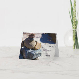 Piedras en Sur grande - tarjeta de la playa de