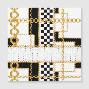 Piedras preciosas, cadenas de oro, patrón sin fisu