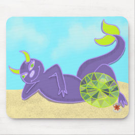 Piedras preciosas y dragones Alfombrilla de ratón